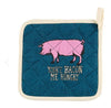 Pig Bacon Me Hungry Pot Holder